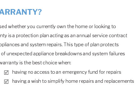 home warranty draper